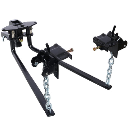 10,000lb Weight Distribution Hitch with Height Adjustable Forged Shank SolidRoot Buy Furniture USA
