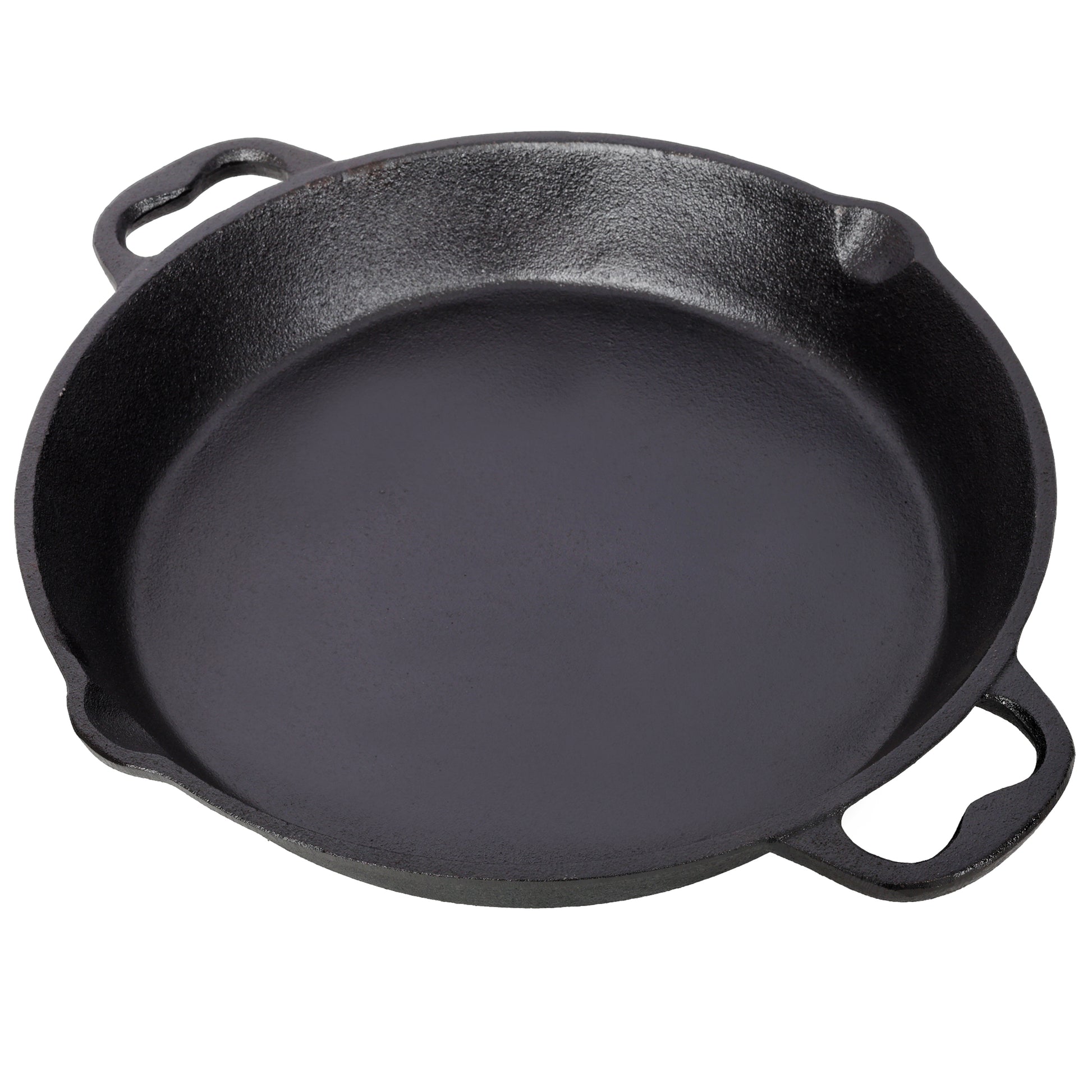 12inch Pre-Seasoned Cast Iron Skillet, Cast Iron Pan,Dual Assist Handles,Use for Grill, Stovetop, Induction, Oven Safe Cookwa - SolidRoot Buy Furniture USA