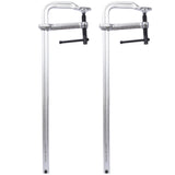 Bar Clamps Set, Drop Forged Steel Bar Clamps, Steel F Clamps for Welding, Woodworking, Metal working, DIY and Crafts,20 inch x 4-3/4 inch Throat,Pack of 2 SolidRoot Buy Furniture USA