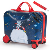 Ride-on Luggage 18-inch Lightweight Kids Scooter Suitcase with Wheels - SolidRoot Buy Furniture USA