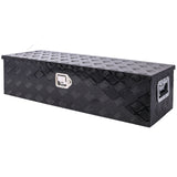 39inch Aluminum tool box,heavy duty truck bed tool box,outdoor trailer pickup storage tool box,RV storage organizer,underbody  box w/lock keys,black 39x13x10inch SolidRoot Buy Furniture USA
