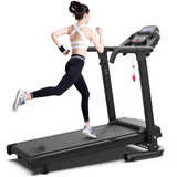 Foldable Treadmill for Home, 2.5HP Portable Treadmill with Handles, 300 lbs Capacity, APP Control & LED Display - Folding Walking Pad for Fitness - SolidRoot Buy Furniture USA