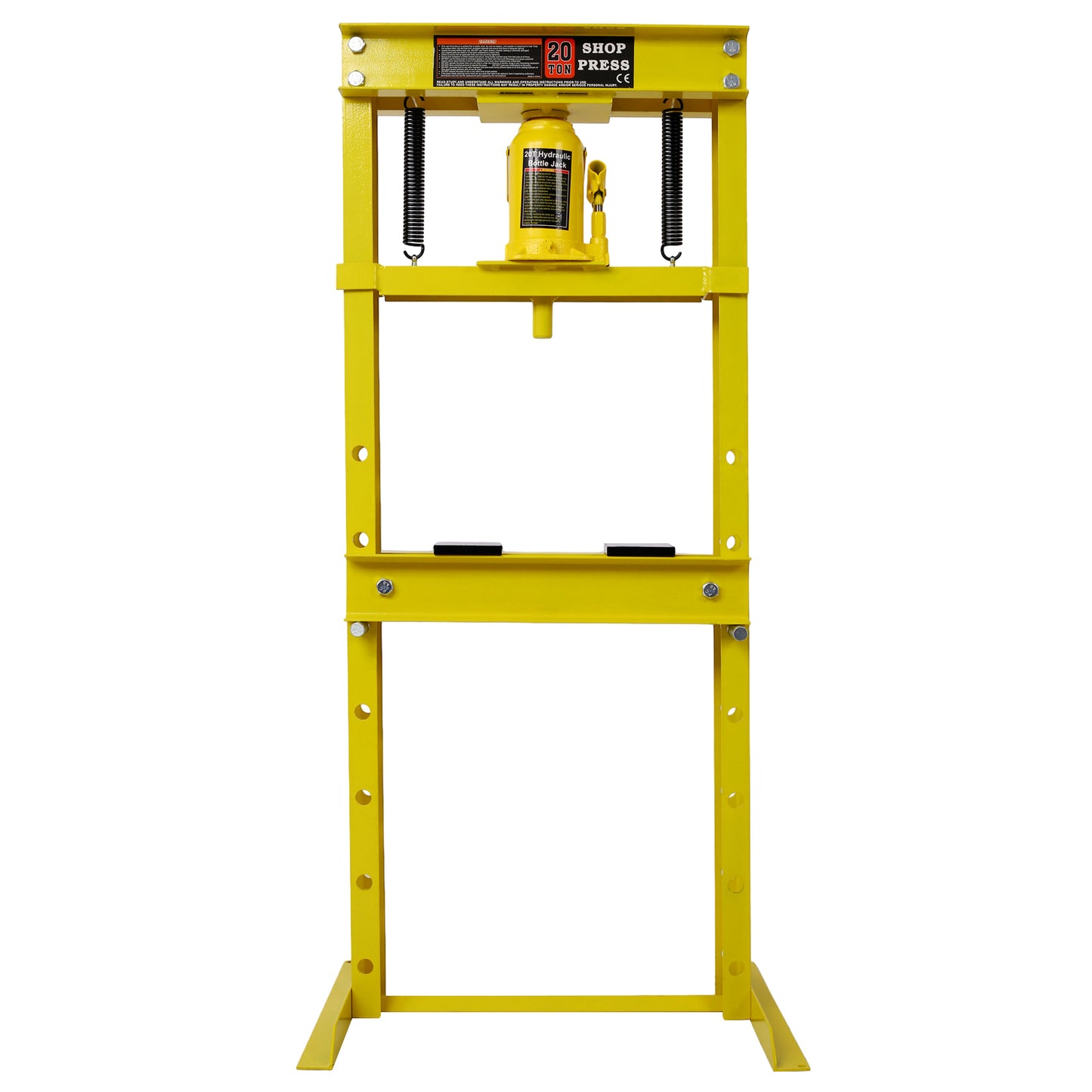 20 Ton Bottle Jack Shop Press, Bend, Straighten, or Press Parts, Install Bearings, U-Joints, Bushings, Ball Joints, and Pulleys,yellow SolidRoot Buy Furniture USA