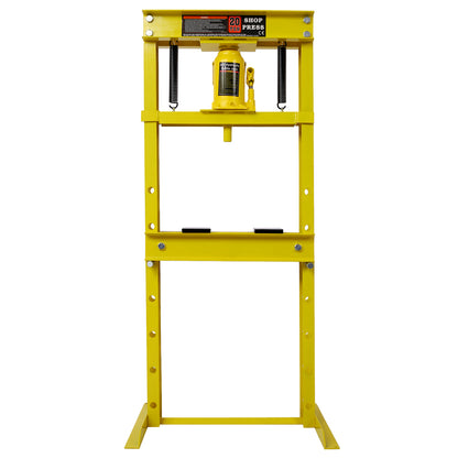 20 Ton Bottle Jack Shop Press, Bend, Straighten, or Press Parts, Install Bearings, U-Joints, Bushings, Ball Joints, and Pulleys,yellow SolidRoot Buy Furniture USA