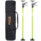Adjustable Support Pole 2-Pack, Steel 3rd Hand Support System, Black+Green, Extends 45 to 114 Inches SolidRoot Buy Furniture USA