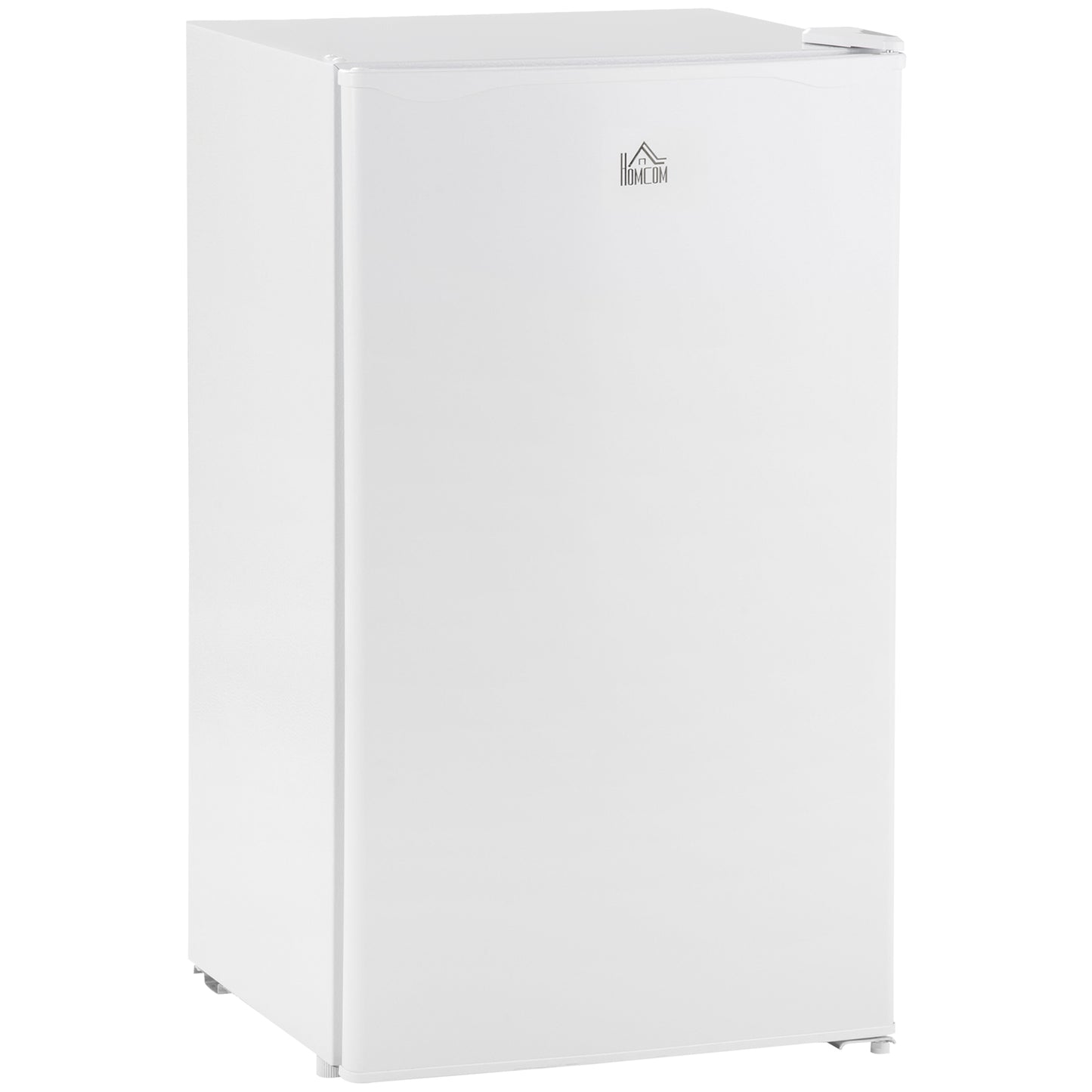3.2 Cu.Ft Mini Fridge with Freezer, Single Door Compact Refrigerator with Adjustable Thermostat, Shelf and Reversible Door for Bedroom, Dorm, Home Office, Energy Efficient, White - SolidRoot Buy Furniture USA