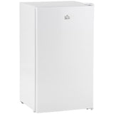 3.2 Cu.Ft Mini Fridge with Freezer, Single Door Compact Refrigerator with Adjustable Thermostat, Shelf and Reversible Door for Bedroom, Dorm, Home Office, Energy Efficient, White - SolidRoot Buy Furniture USA