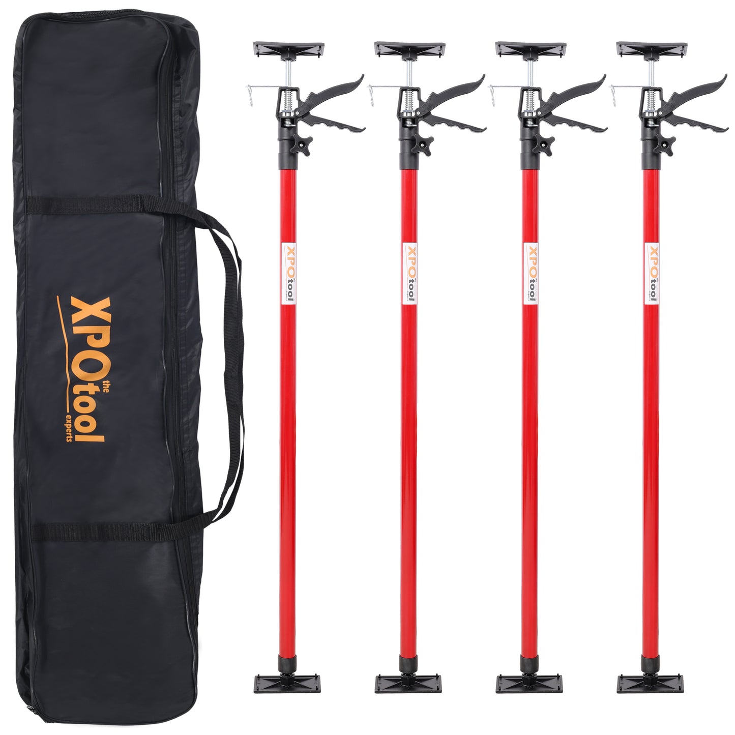 Adjustable Steel Support Pole System for Jacks and Drywalls with Carry Bag, Extends 45-114 Inches SolidRoot Buy Furniture USA