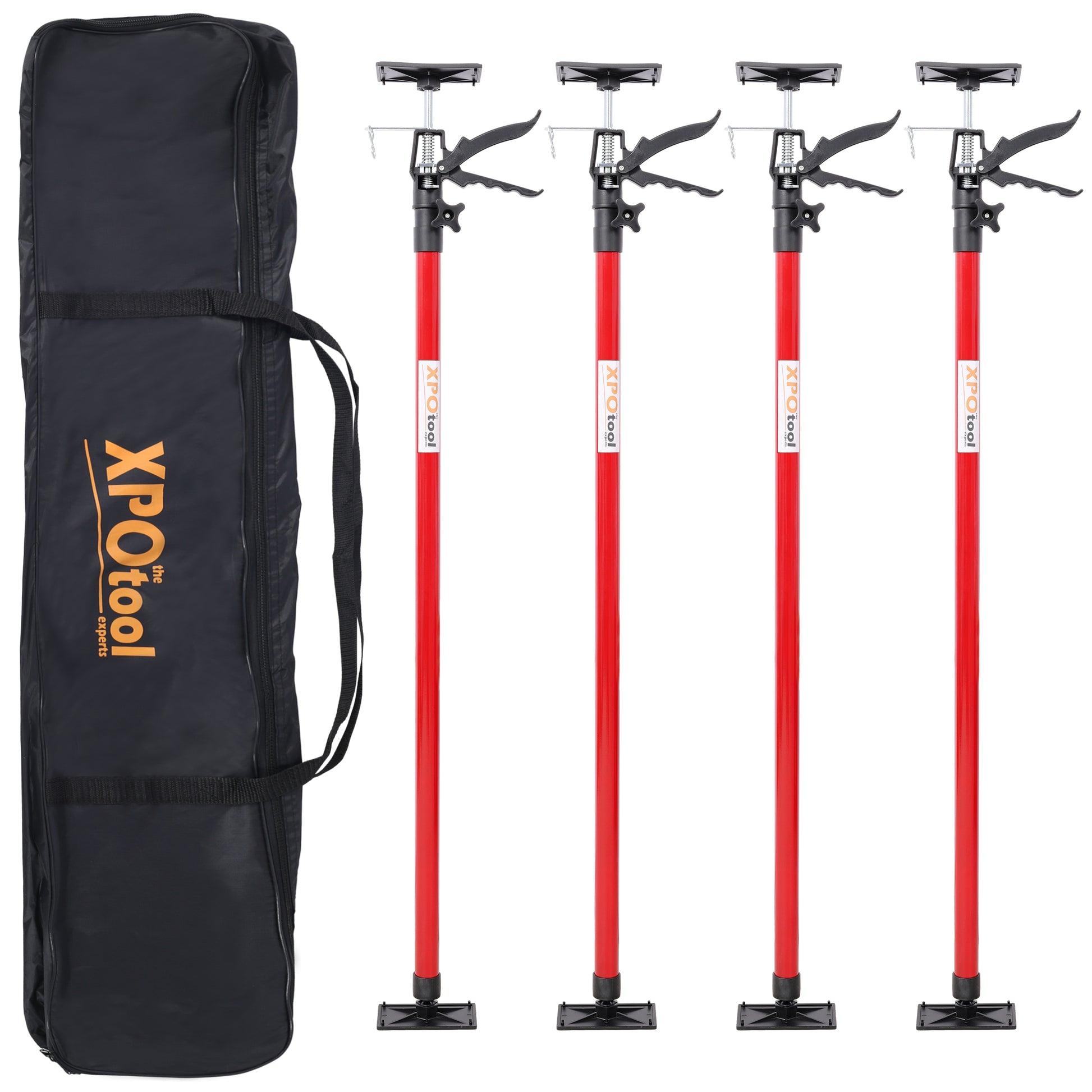 Adjustable Steel Support Pole System for Jacks and Drywalls with Carry Bag, Extends 45-114 Inches SolidRoot Buy Furniture USA