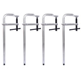 Bar Clamps Set, Drop Forged Steel Bar Clamps, Steel F Clamps for Welding, Woodworking, Metal working, DIY and Crafts,12 inch x 3inch Throat,Pack of 4 SolidRoot Buy Furniture USA