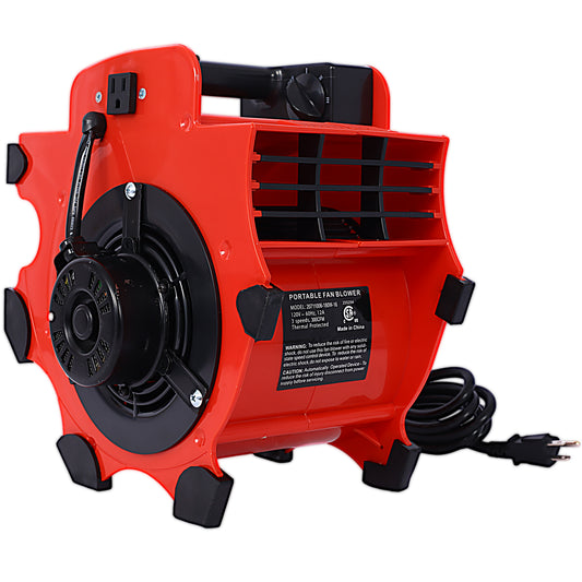 3-Speed Heavy-Duty Floor and Carpet Dryer - Portable Air Mover with 4 Different Angles for Basements, Cars, or Garages SolidRoot Buy Furniture USA