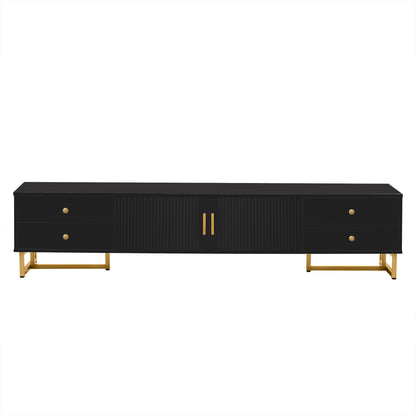 TV Stand for 65+ Inch TV, Entertainment Center TV Media Console Table, Modern TV Stand with Storage, TV Console Cabinet Furniture for Living Room SolidRoot Buy Furniture USA