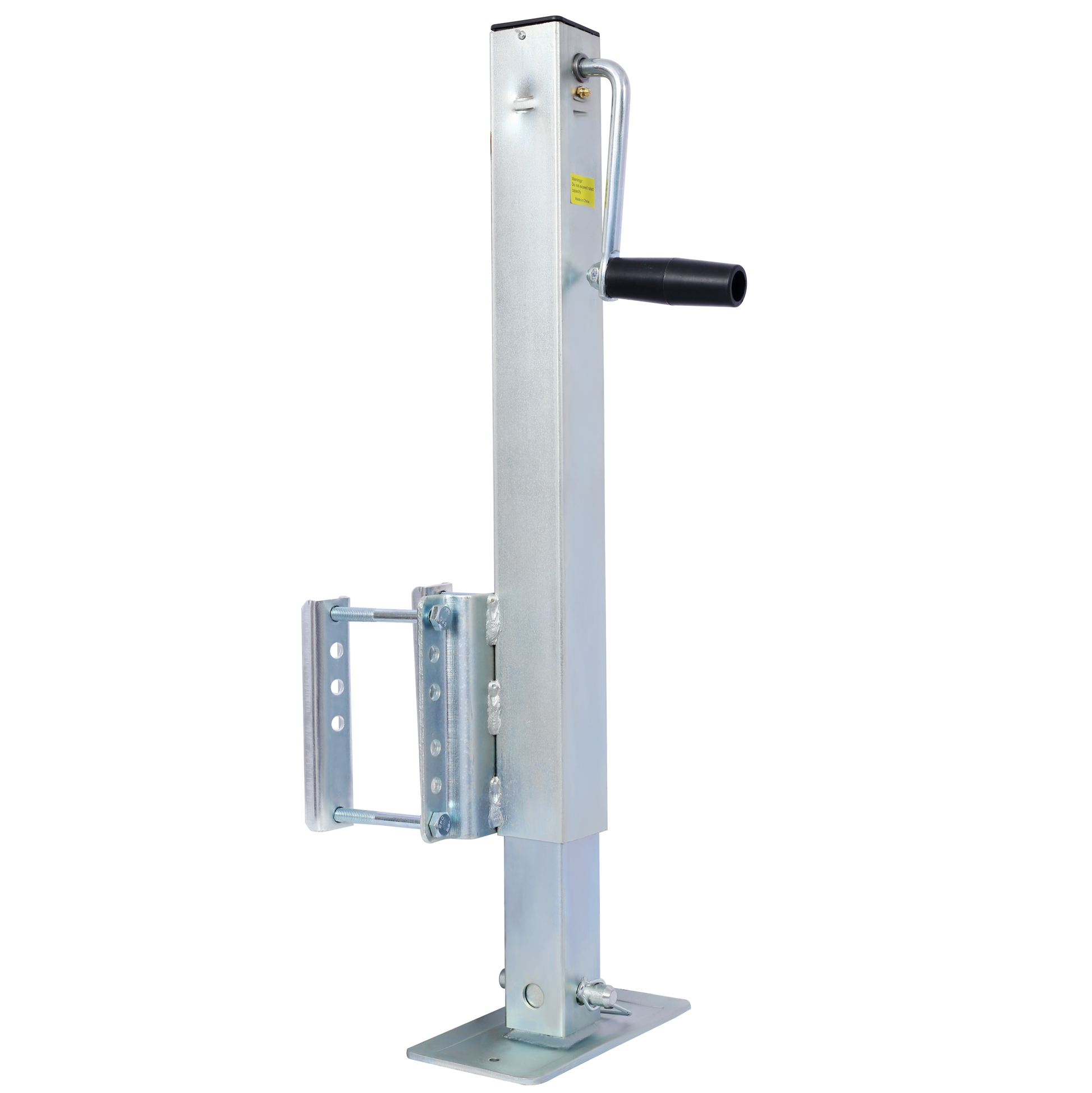 Heavy Duty Trailer Jack, Fixed Mount Jack w/Drop Leg, 28.6 in. of Lift, Max Load 2,500 Lbs SolidRoot Buy Furniture USA