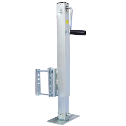 Heavy Duty Trailer Jack, Fixed Mount Jack w/Drop Leg, 28.6 in. of Lift, Max Load 2,500 Lbs SolidRoot Buy Furniture USA