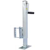 Heavy Duty Trailer Jack, Fixed Mount Jack w/Drop Leg, 28.6 in. of Lift, Max Load 2,500 Lbs SolidRoot Buy Furniture USA