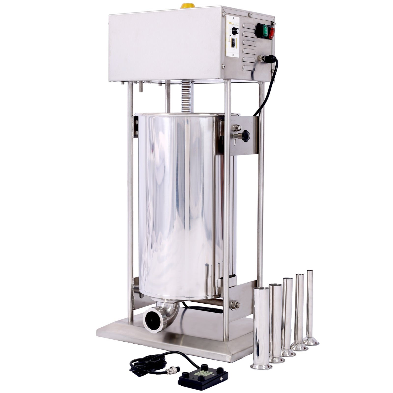 Electric Sausage Filler 20L Sausage Maker Stainless Steel Sausage Stuffer  110V 250W Sausage SSteel Stuffing Tubestuffer SolidRoot Buy Furniture USA