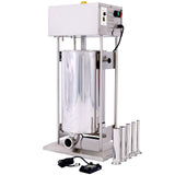 Electric Sausage Filler 20L Sausage Maker Stainless Steel Sausage Stuffer  110V 250W Sausage SSteel Stuffing Tubestuffer SolidRoot Buy Furniture USA