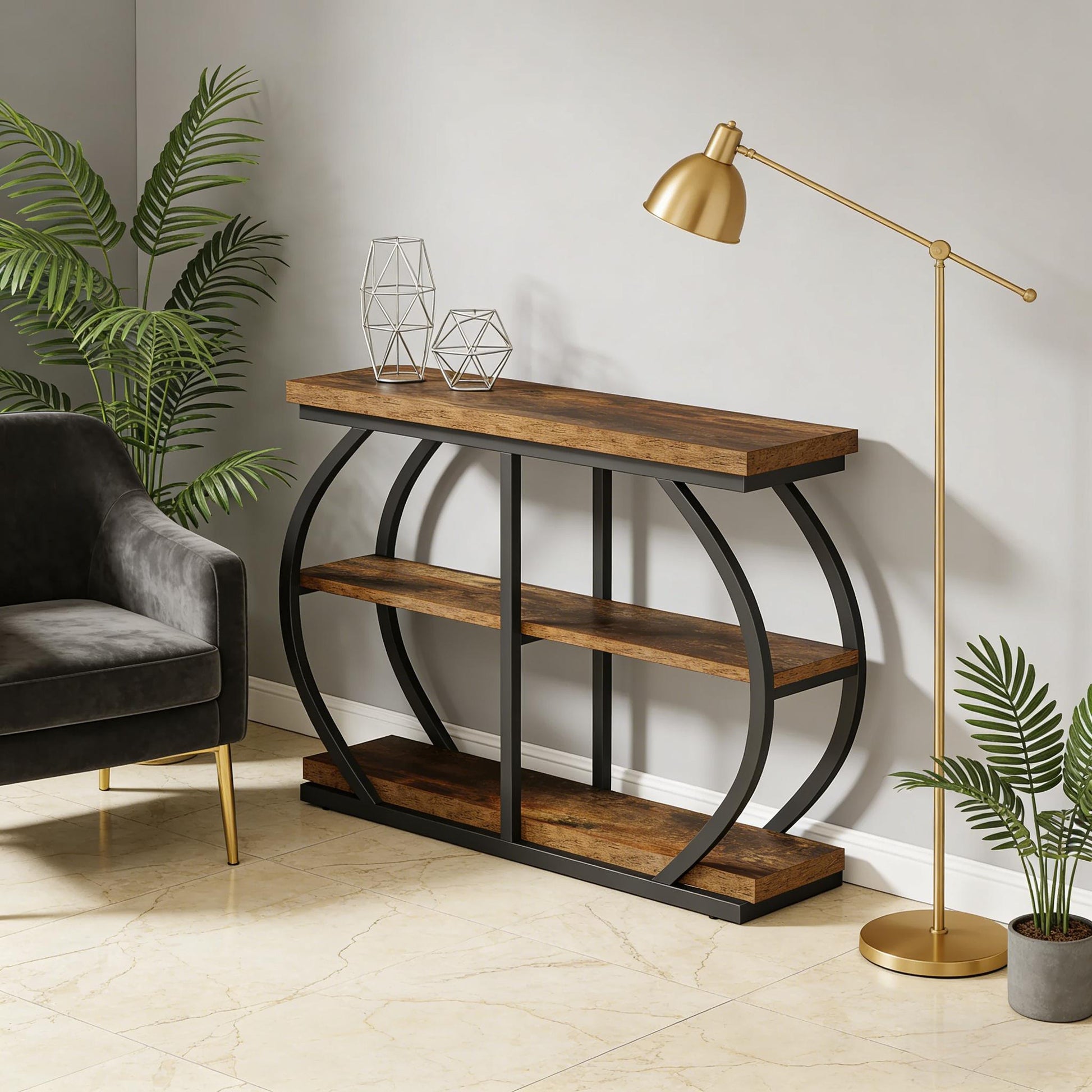 Ample Storage Entryway Table,Console Table SolidRoot Buy Furniture USA