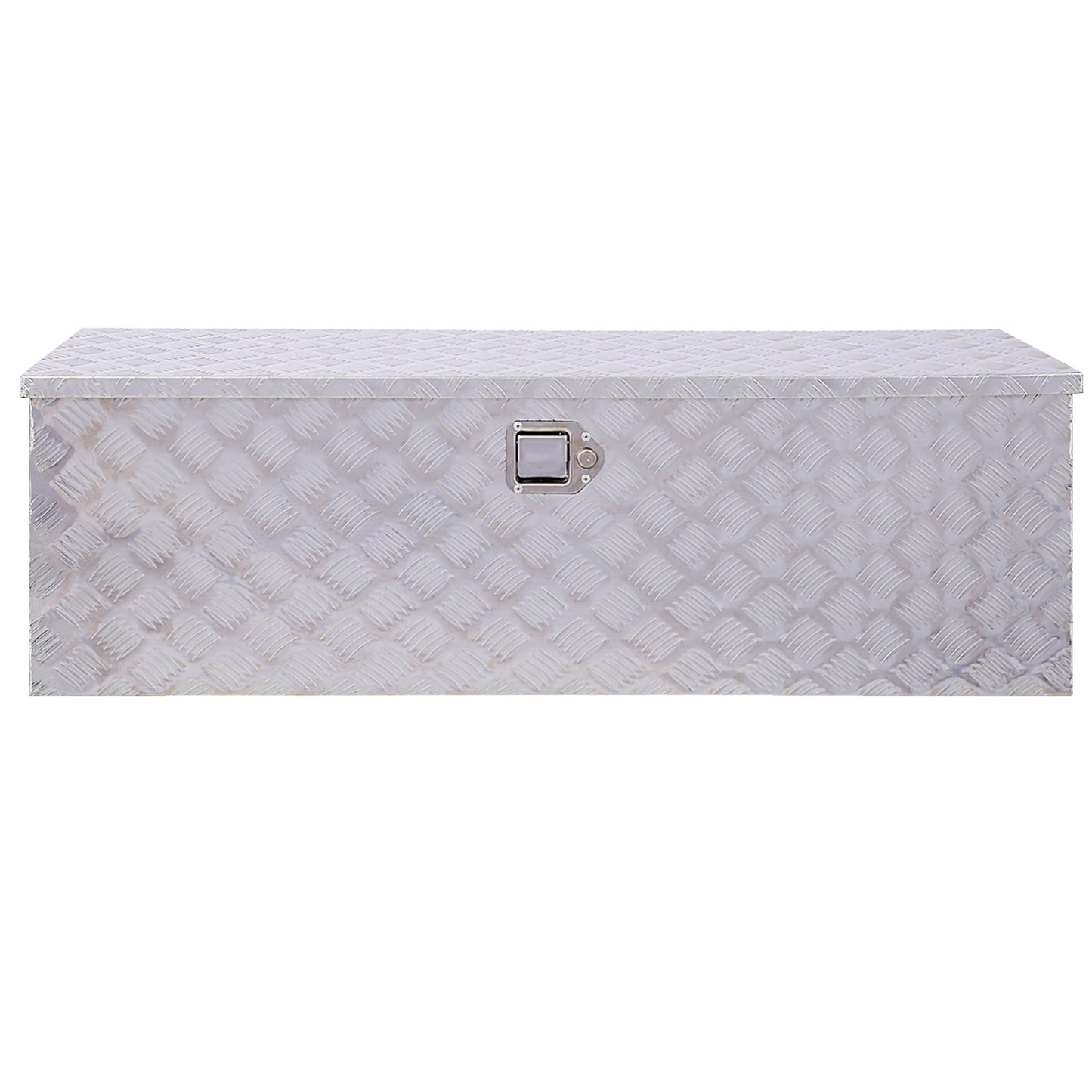 48inch Aluminum tool box,heavy duty truck bed tool box,outdoor trailer pickup storage tool box,RV storage organizer,underbody box w/lock keys,silver 48x15x15inch SolidRoot Buy Furniture USA