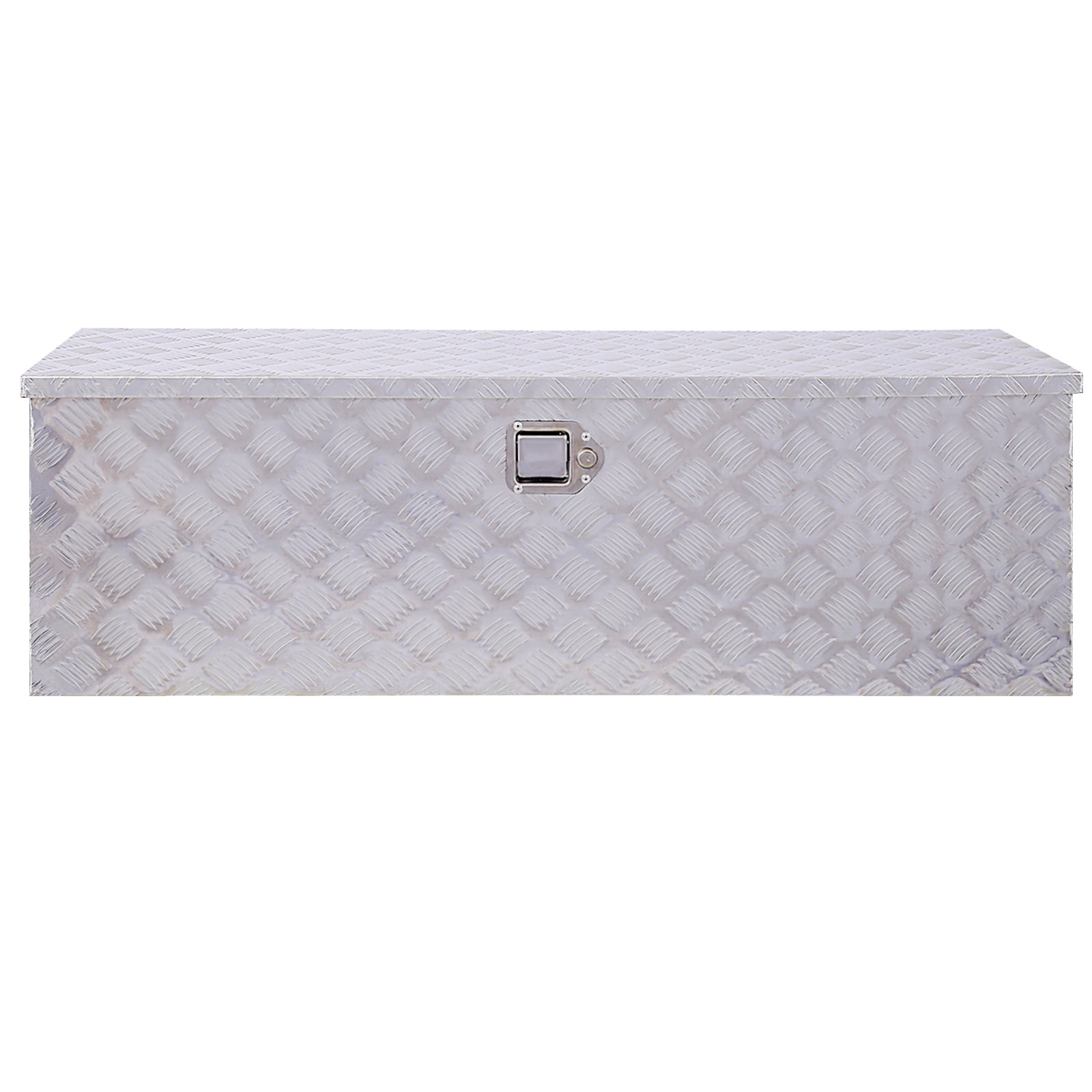 48inch Aluminum tool box,heavy duty truck bed tool box,outdoor trailer pickup storage tool box,RV storage organizer,underbody box w/lock keys,silver 48x15x15inch SolidRoot Buy Furniture USA
