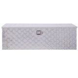 48inch Aluminum tool box,heavy duty truck bed tool box,outdoor trailer pickup storage tool box,RV storage organizer,underbody box w/lock keys,silver 48x15x15inch SolidRoot Buy Furniture USA