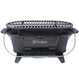 Oval Cast Iron Grill Outdoor, Portable Charcoal Grill and Tabletop Cast Iron Skillet - 100% Cast Iron, Enameled, Durable, Small Charcoal Grill, Camping Stove, Hibachi Grill SolidRoot Buy Furniture USA