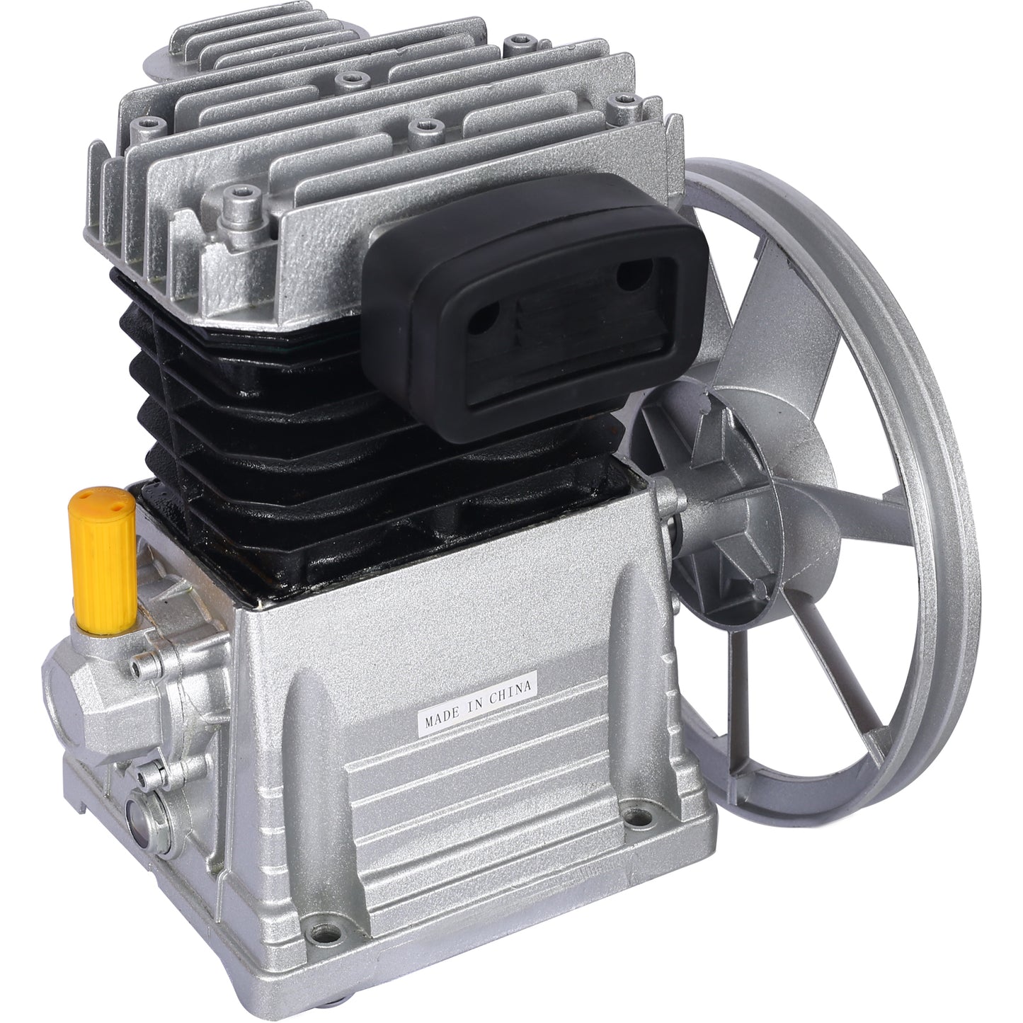 Aluminum Piston Style 2HP Air Compressor Head Pump 115PSI 1.5KW Silver SolidRoot Buy Furniture USA