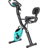 Exercise Bike,Workout Bikes for Home,Folding Stationary Bikes for Home with 16-Level Magnetic Resistance, 300LBS Capacity X-Bike Indoor Exercise Equipment with Heart Rate Sensor & LCD Monitor - SolidRoot Buy Furniture USA