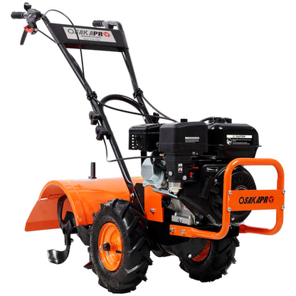 Heavy duty Power tiller, Rear Tine Tiller - 7HP Gas Engine 212CC, 20' Wide and 8' Deep Cultivator - Garden Soil Prep for Planters and Vegetable Beds and More. SolidRoot Buy Furniture USA
