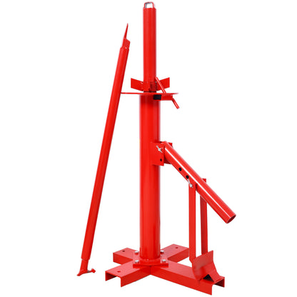 Portable Manual Tire Changer Steel Tool for 8' to 16' Tires Red Durable Design for Car Truck Garage SolidRoot Buy Furniture USA