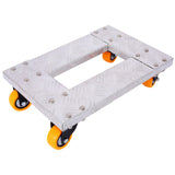 Movers Dolly Heavy Duty Furniture Dolly Trolley Cart  18''x12'' Aluminum Frame with 3'' TPU Professional Casters with Brake Option SolidRoot Buy Furniture USA