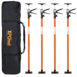 Adjustable Steel Support Pole System for Drywalls and Cabinets, Black+Brown, Extends 45-114 Inches SolidRoot Buy Furniture USA