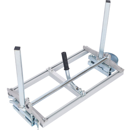 Portable Chainsaw Mill Aluminum Steel Planking Lumber with Adjustable Milling Bar 14-24' SolidRoot Buy Furniture USA