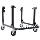 750LBS Engine Cradle with Wheels,Heavy-Duty Steel Motor Holder with 4 Swivel Casters and 4 Hook Positions Easy Assembly SolidRoot Buy Furniture USA