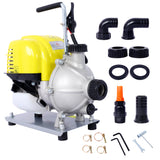 38CC 4-Stroke Gasoline Water Pump 1.5Inch Portable Gas-Powered Water Transfer Pump Commercial Engine Water Pump for Flood Landscaping or Gardening Irrigation 8500r/min SolidRoot Buy Furniture USA