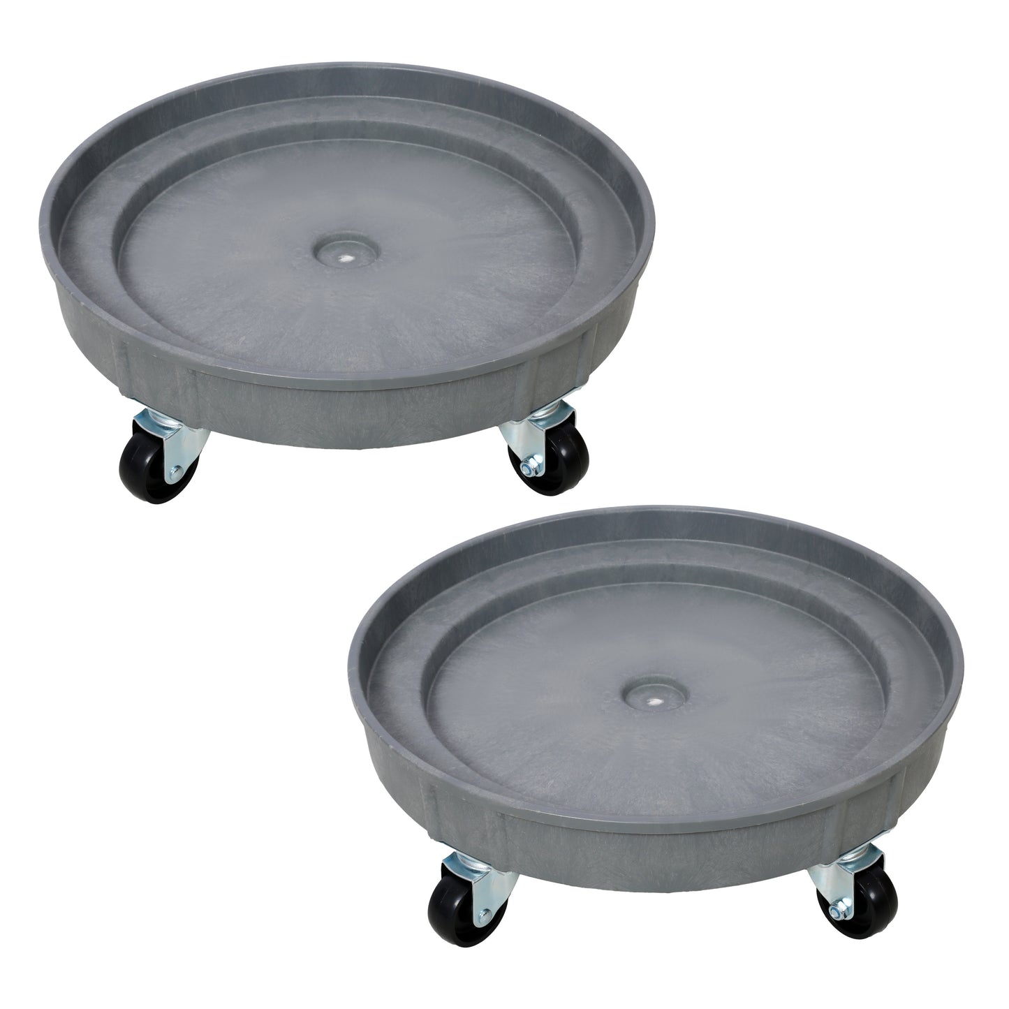 30 Gallon and 55 Gallon Heavy Duty Plastic Drum Dolly – Durable Plastic Drum Cart 900 lb. Capacity- Barrel Dolly with 5 Swivel Casters Wheel ,2pcs set SolidRoot Buy Furniture USA