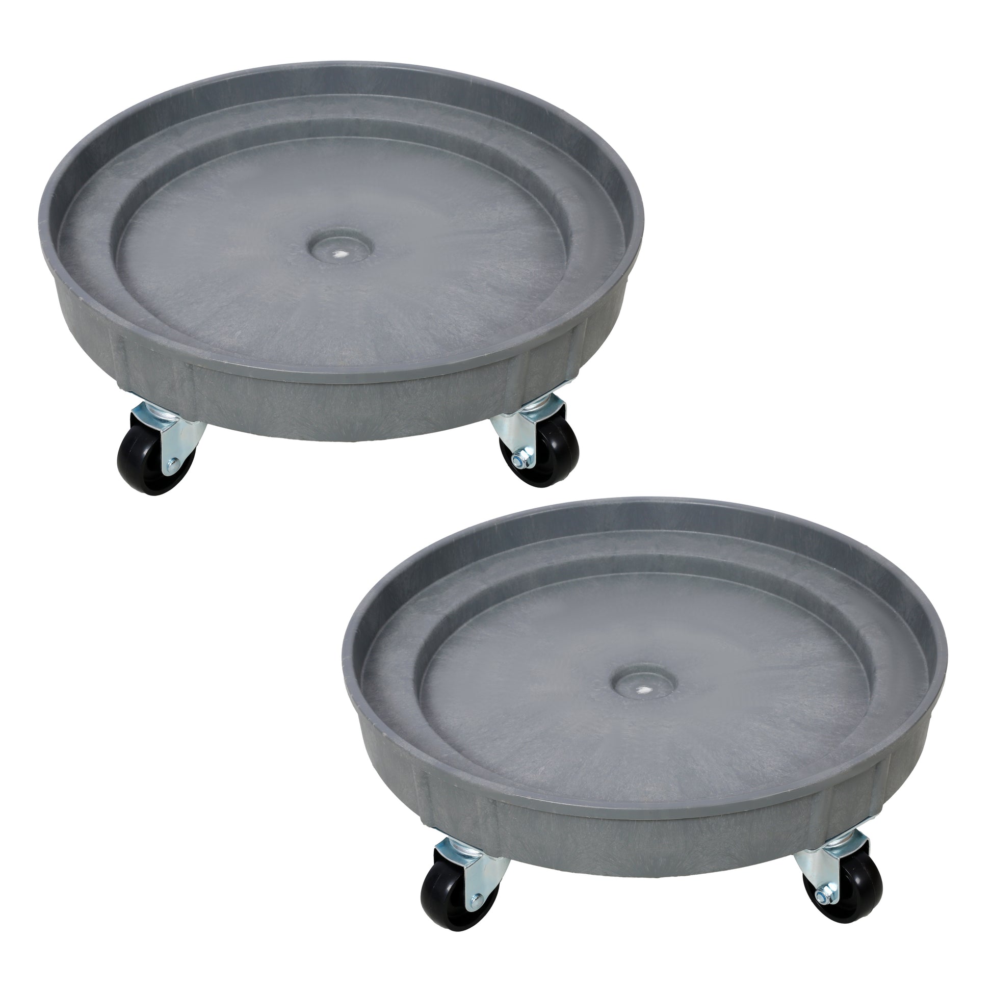 30 Gallon and 55 Gallon Heavy Duty Plastic Drum Dolly – Durable Plastic Drum Cart 900 lb. Capacity- Barrel Dolly with 5 Swivel Casters Wheel ,2pcs set SolidRoot Buy Furniture USA