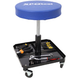 250 LBS Rolling Pneumatic Creeper Garage,Adjustable Mechanic Stool with Tool Tray Storage SolidRoot Buy Furniture USA