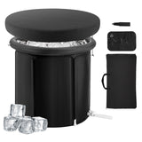Ice Bath Tub for Athlete Cold Water Therapy Plunge Tub Inflatable Bathtub - SolidRoot Buy Furniture USA
