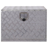 24inch Aluminum tool box,heavy duty truck bed tool box,outdoor trailer pickup storage tool box,RV storage organizer,underbody  box w/lock keys,silver SolidRoot Buy Furniture USA