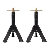 RV Adjustable Telescoping Stabilizer Jack Stand Supports Stabilizer Jacks Black Steel 16 to 30 Inches 6,000 Pound Capacity 2PACK SolidRoot Buy Furniture USA